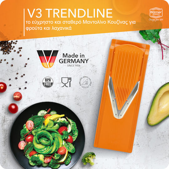 Borner Slicer V3 Trendline Starter Set 6 Pieces Orange