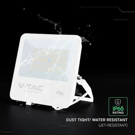 V-TAC Waterproof LED Flood Light 100W Cold White 6500K IP65