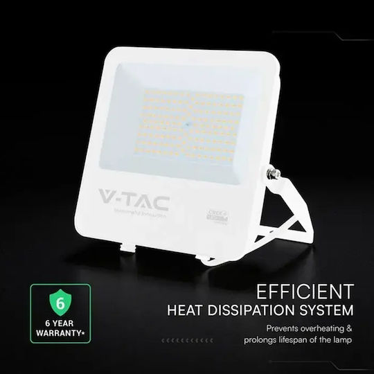 V-TAC Waterproof LED Flood Light 100W Cold White 6500K IP65