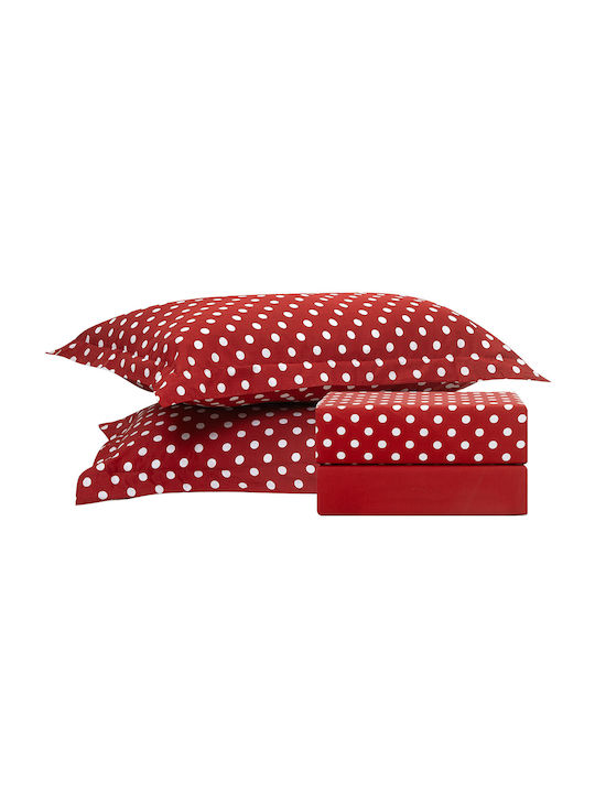 Beauty Home Art 10101 Fancy Tagesdecken Set Einzel Rot 160x230cm 2 Stück