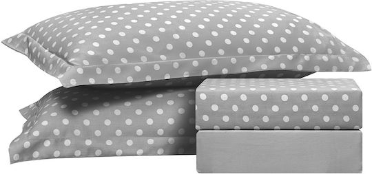Beauty Home Art 10101 Fancy Super Double Coverlet Gray 220x240cm 3 Pieces