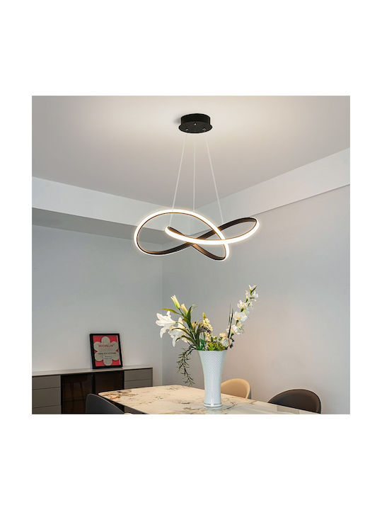 Home Lighting Orbita Κρεμαστό Φωτιστικό Μαύρο LED με Ρυθμιζόμενο Λευκό Φως