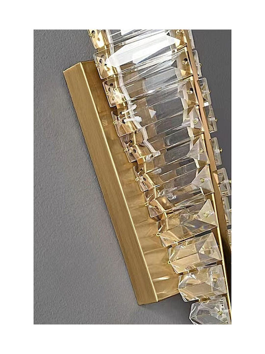 Home Lighting Zeva Φωτιστικό Τοίχου LED Χρυσό Home Lighting Zeva Φωτιστικό Τοίχου LED Χρυσό