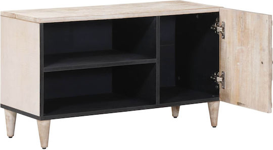 Stand TV Metalic Alb M80xA31.5xÎ46cm