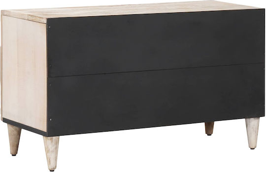 Stand TV Metalic Alb M80xA31.5xÎ46cm
