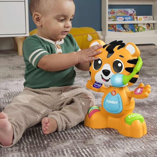 Fisher Price Baby Activity Toy Interactive Tiger with Music and Sounds for 9+ Months