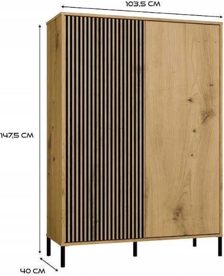Kamaro Dulap De Prezentare Pentru Sufragerie Din Placă Din Lemn Agregat Roșu 103.5x40x147.5cm