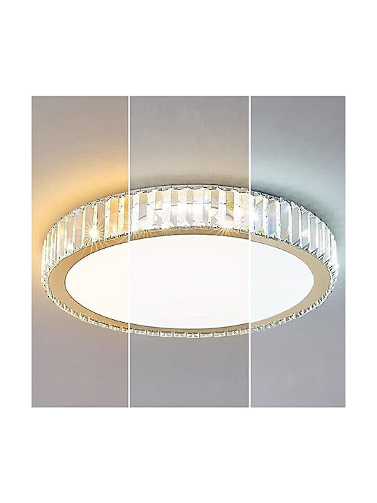 Home Lighting Sonne Πλαφονιέρα Οροφής Χρυσή με Ενσωματωμένο LED