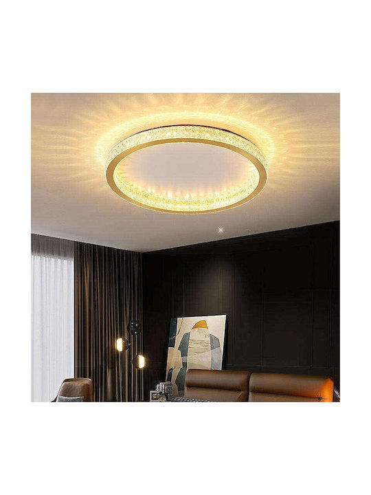 Home Lighting Gold Πλαφονιέρα Οροφής Χρυσή με Ενσωματωμένο LED