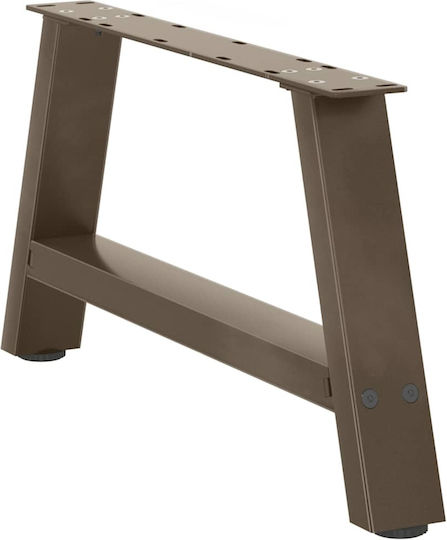 vidaXL Picior Metalic de Mobilier 2 Bucăți 60x30cm Roz