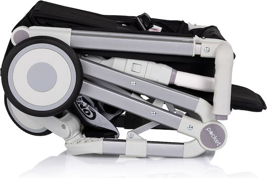 Chipolino Pocket Kinderwagen für Neugeborene Schwarz 6.4kg