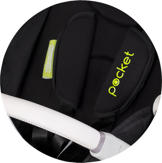 Chipolino Pocket Kinderwagen für Neugeborene Schwarz 6.4kg