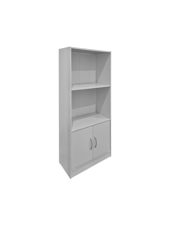 Bookcase Tekaro White 60x30x120cm