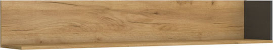 Raft Perete Santes 155x27x24.5cm Golden Oak/Graphite