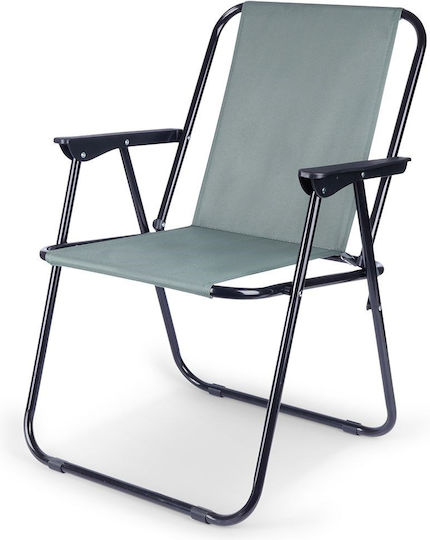 Vilde Ξαπλώστρα-Πολυθρόνα Παραλίας Γκρι 54x44.5x72.5εκ.