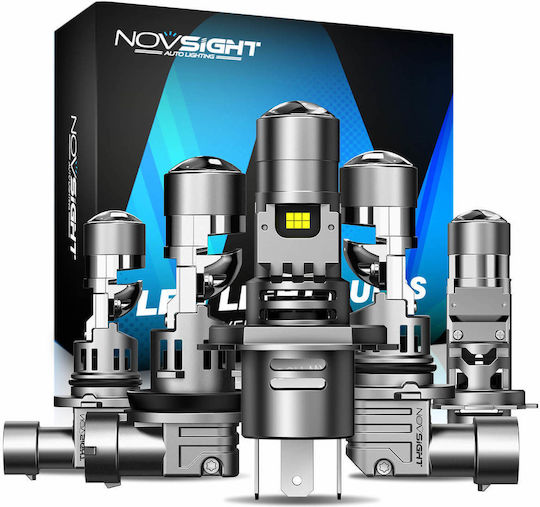 NovSight Car and Motorcycle Lamp HB3 Canbus LED 6500K Cold White 12V 60W