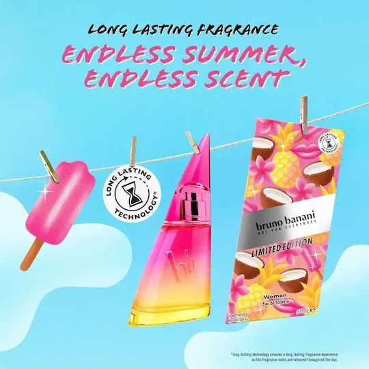 Toilet Water Women Limited Edition Bruno Banani Limited Edition Female Capacity Ml 50