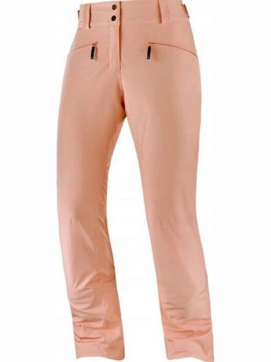 Salomon Edge LC1387400 Women's Trousers for Ski & Snowboard Orange