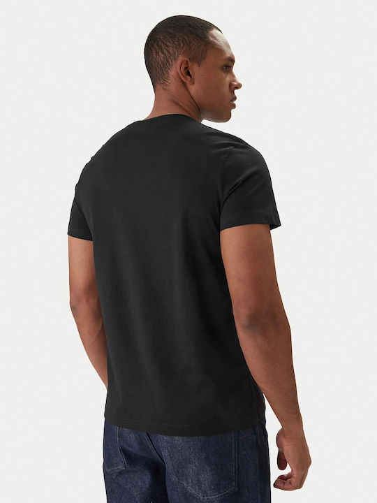 Short Sleeve Black Blouse
