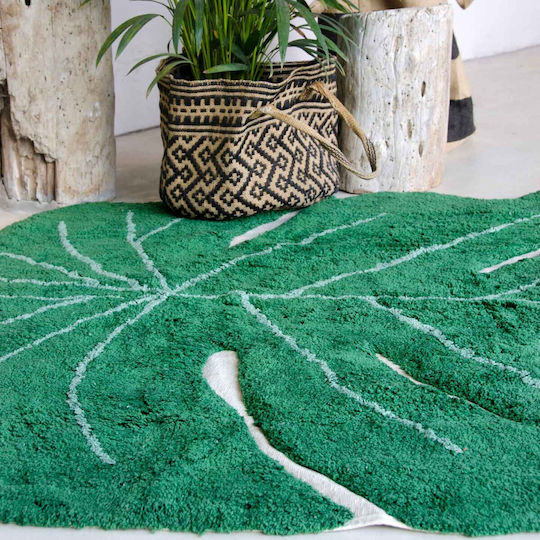 Lorena Canals Monstera Kinderteppich Grüne 120x180cm