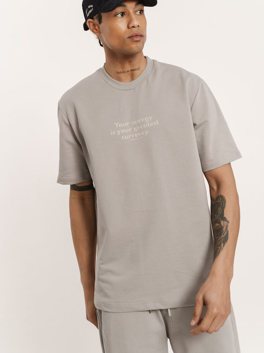 T-shirt Gray Melange MP-N-TOP-S26-016-GRAY MELANGE