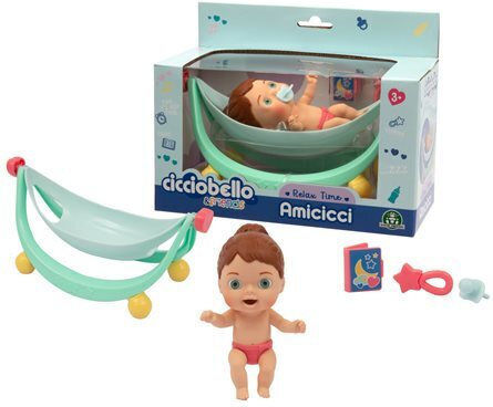Giochi Preziosi Σετ με Μωρό Κούκλα Φιλαράκια Κούνια Μπέλα για 3+ Ετών