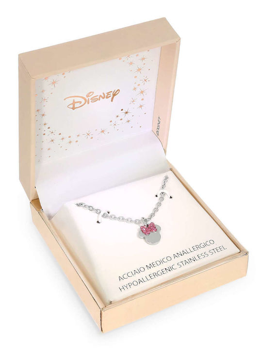 Disney Κολιέ από Ατσάλι με Ζιργκόν