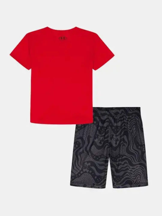 Under Armour Kids Set with Shorts Red 2 Pieces