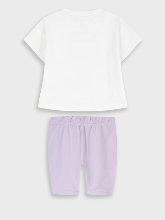 Energiers Kids Set with Leggings Purple 2 Pieces