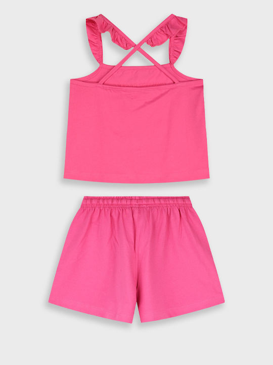 Energiers Kids Set with Fuchsia Shorts 2 Pieces