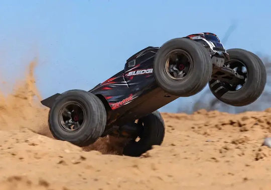 Traxxas Sledge Teleghidat Camion Roșu