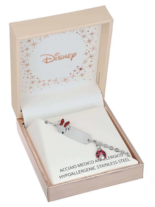 Disney Women's Bracelet Made of Stainless Steel with Zircon