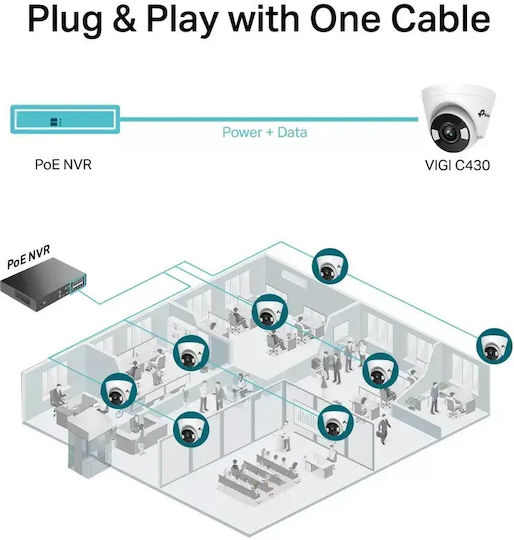 TP-LINK Überwachungskamera Full HD+ 3MP mit Objektivgröße 2,8mm