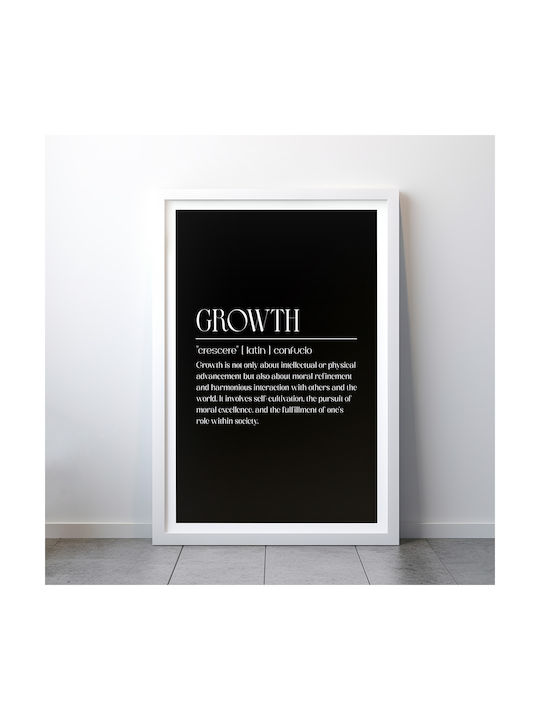 Quote Poster Growth Confucius Pq151 50cm X 70cm