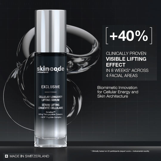 Skincode Exclusive Cellular Longevity Cream Serum Προσώπου για Lifting & Σύσφιξη 30ml