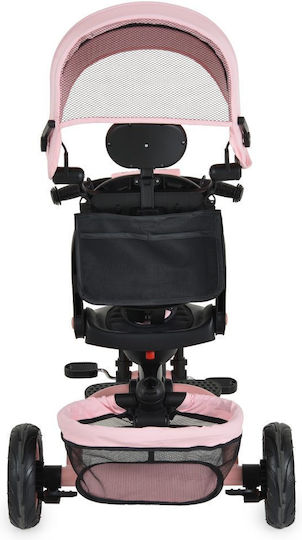 Byox Entdecke Klappbares Kinderdreirad mit Elterngriff für 12 Monate Rosa