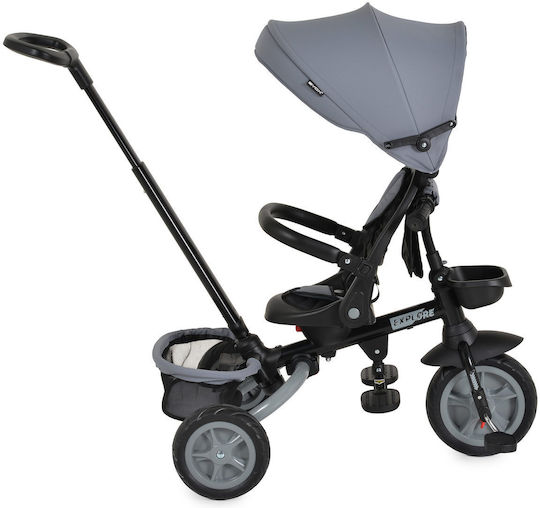 Byox Explore Πτυσσόμενο με Χειρολαβή Γονέα για 12 Μηνών Dark Grey