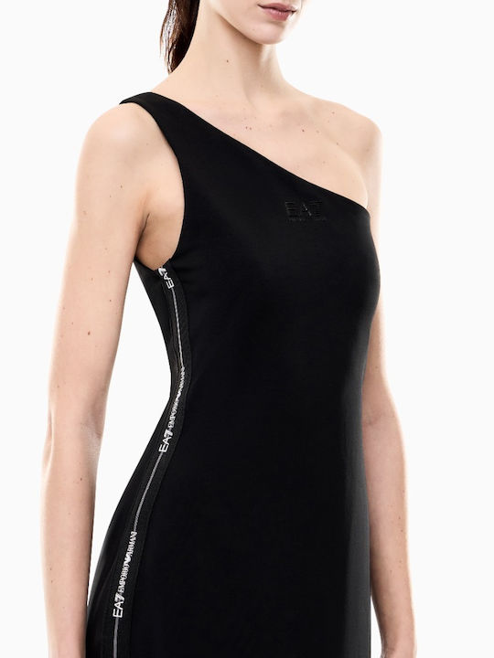 Summer Midi Dress with Tearing Black 7W000962AF12484 UC001