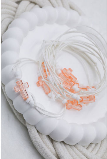Kymi Christening Charm Bracelet White 50 Pieces