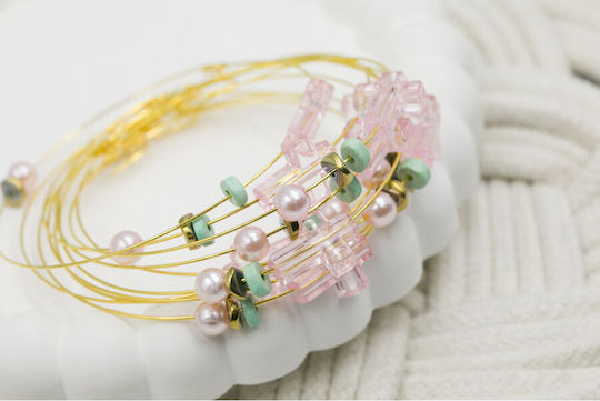 Kymi Christening Charm Pink Bracelet 50 Pieces