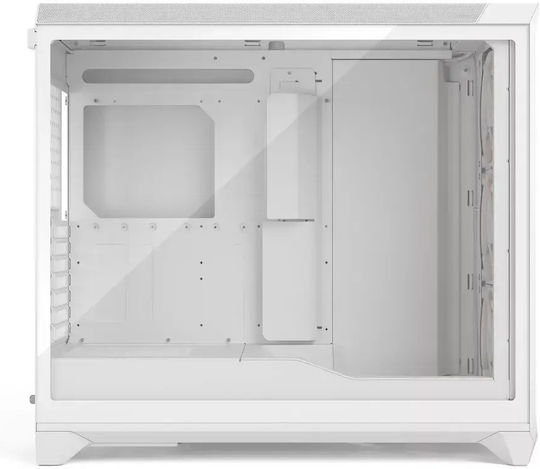Fractal Design Meshify 3 XL RGB TG Clear Tint Gaming Midi Tower Κουτί Υπολογιστή με Πλαϊνό Παράθυρο Λευκό