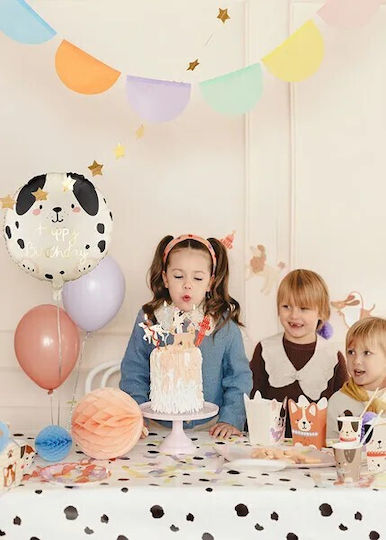 18"" Round Balloon Puppy Happy Birthday