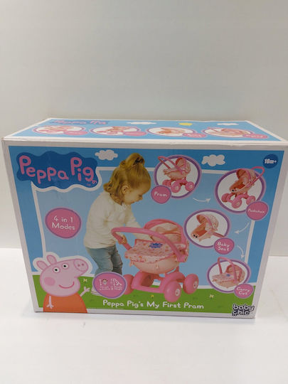 Clementoni Puppen Kinderwagen für Peppa Schwein