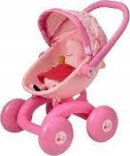 Clementoni Puppen Kinderwagen für Peppa Schwein