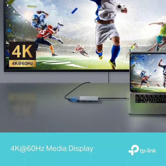 TP-LINK UH5020C USB-C Docking Station mit HDMI 4K PD Gray