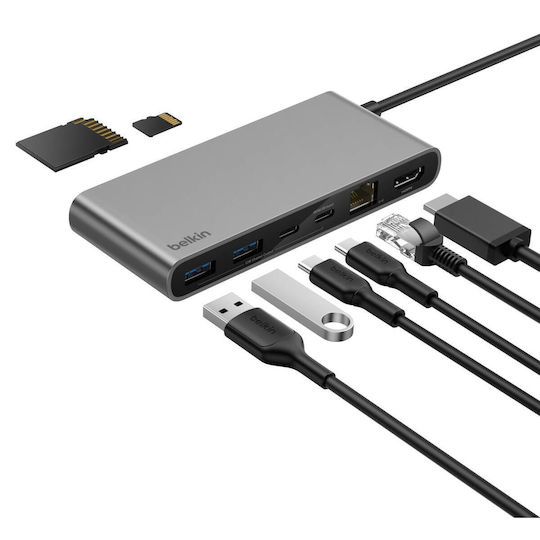 Belkin Connect USB-C Docking Station mit HDMI 4K PD Ethernet