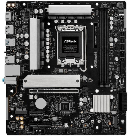 ASRock B860M-X GEN5 Mainboard Micro ATX mit Intel 1851 Sockel