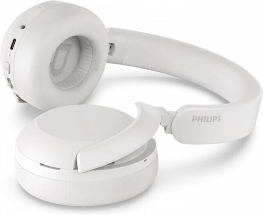 Philips TAH8000E Wireless / Wired Over Ear Headphones and Quick Charge White