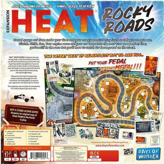 Επέκταση Παιχνιδιού Heat: Rocky Roads για 1-6 Παίκτες 10+ Ετών (EN) Days of Wonder