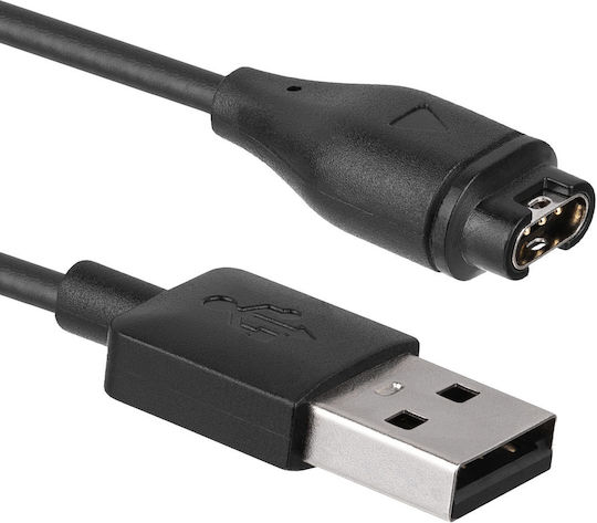 Akyga Charging Cable Ladegerät für Garmin Fenix 6 / 5 / VivoActive 3 / 4 Schwarzς